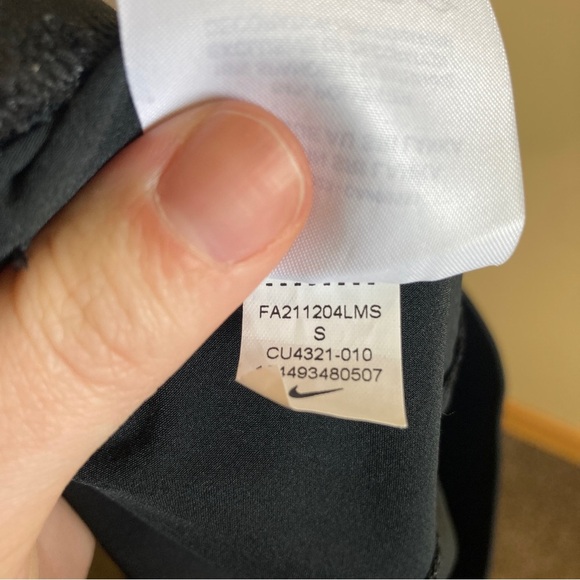 Nike Dri Fit Bliss Victory Mid Rise Training Pant Black - Picture 12 of 12